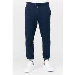 GUESS Granatowe męskie spodnie dresowe, Rozmiar XL