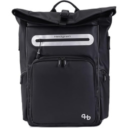 Hedgren ROLL UP BACKPACK L BLACK L Unisex