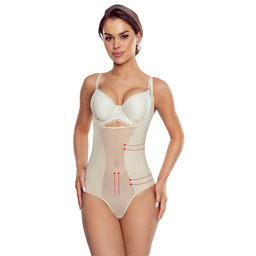 Modelujące body pod biust Viliama beżowe
