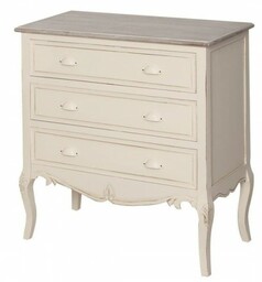Komoda 3 szuflady 80x40x80cm - Glamour