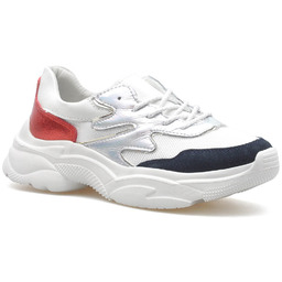 Sneakersy Filippo DP1410/20 WH RD Białe/Czerwone lico