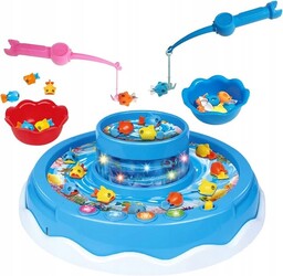 Gra HAPPY FISHING Łowienie rybek, rybki (niebieska), Gra