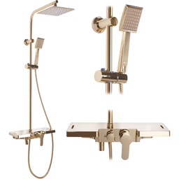 Rea Zestaw Natryskowy REA Bravo Złoty