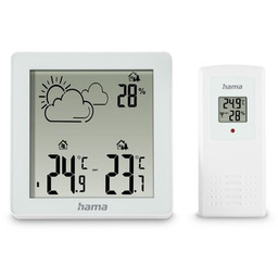 Hama stacja pogody ''Zakynthos'' termometr higrometrbiała