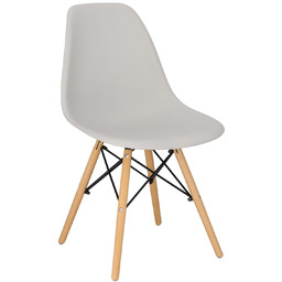 Krzesło do jadalni Simplet P016W inspirowane DSW szare,