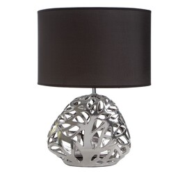 Eurofirany Lampa dekoracyjna dakota (3) 37x19x52 srebrny