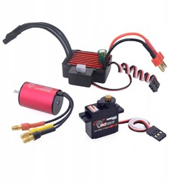 Zestaw Esc 25A silnik 2030 6500kv serwo Surpass