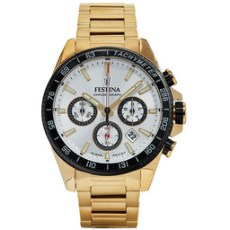 Zegarek Festina Timeless Chronograph 20634/1 Złoty