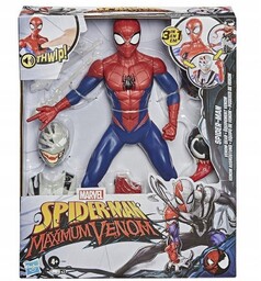 Duża Figurka Spiderman Venom Dźwięk Akcesoria E7493