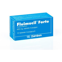 FLUIMUCIL Forte 600 mg - 10 tabletek