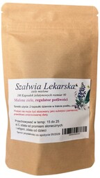 Szałwia Lekarska 100 Kapsułek Żelatynowych !!!przeciw Poceniu Się!!!