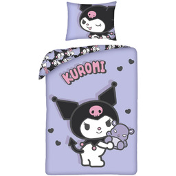 Pościel dziecięca Hello Kitty Kuromi 140 x 200
