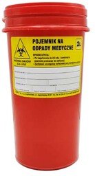 Pojemnik na igły i odpady medyczne 2 L