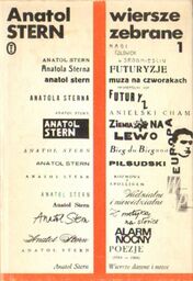 WIERSZE ZEBRANE 1 Anatol Stern [antykwariat]