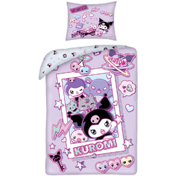 Pościel dziecięca Hello Kitty Kuromi 140 x 200
