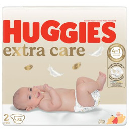 HUGGIES Pieluszki Extra Care Mega 2 3-6kg (82