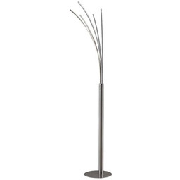 Lindby - Boba LED Lampa Podłogowa Nickel