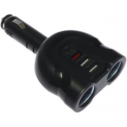 Qoltec rozdzielacz gniazda zapalniczki 12-24V 12-24V 52W 2x