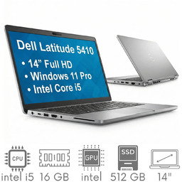 Dell Latitude 5410 i5-10210U 16GB 512SSD 14" FHD