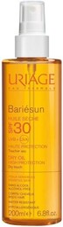 Bariésun Dry Oil SPF30 200 ml, żółty