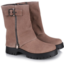 Botki kowbojki damskie Gamis 7688 - T1 beżowe