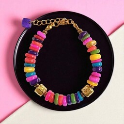 Pakamera BRANSOLETKA : Summer collection: złota lawa, kolorowa