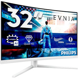 Philips Evnia 32M2C5501-32-calowy zakrzywiony monitor do gier QHD,