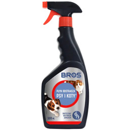 BROS - płyn odstrasza psy i koty 500ml