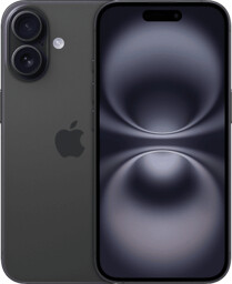 Smartfon APPLE iPhone 16 128 GB Czarny MYE73HX/A