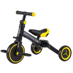 MILLY MALLY Rowerek biegowy Optimus 3w1 Czarny