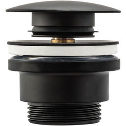 Rea Korek umywalkowy uniwersalny klik-klak Rea Czarny matowy