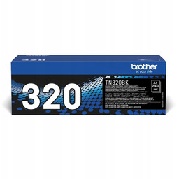 Toner Brother TN320BK Black 2 500 stron Oryginał