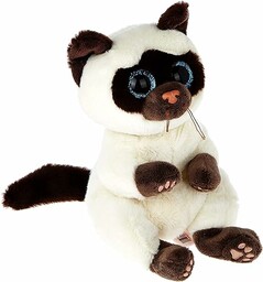 Ty Beanie Babies-Pluszowe Miso Le Cat 15 cm,