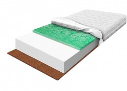 Materac 180x200 piankowy kokosowy z pianką bardzo sprężystą