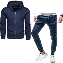 Dres męski komplet granatowy Recea