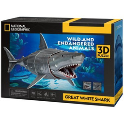 CUBIC FUN Puzzle 3D National Geographic Zagrożone Zwierzęta