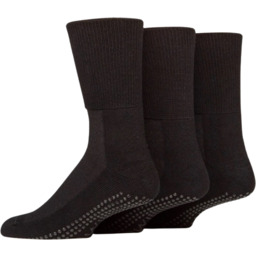 IOMI 3PACK Bezuciskowe skarpety bambusowe, antybakteryjne, antypoślizgowe BAMBOO