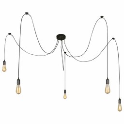 Industrialna LAMPA wisząca MARACANA A110-5 Globo loftowa OPRAWA