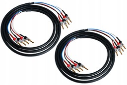 Kable przewody bi-amp bi-amping Klotz 2x3m