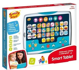 SMILY PLAY Zabawka tablet Zdobywam wiedzę o zwierzętach
