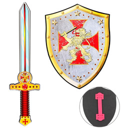 Zestaw "Krzyżowiec" miecz i tarcza z pianki
