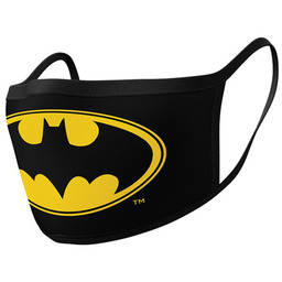 Maseczka ochronna 2 sztuki, 3 warstwy filtrujące Batman
