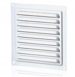 WM250 Kratka osłona metalowa 250x250 biała