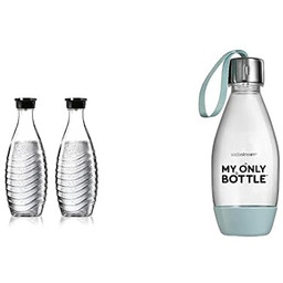 SodaStream Zestaw 2produkty Karafka Szklana 2x0.7l + Butelka