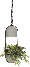 QAZQA Rustykalna lampa wisząca beton - Fauna A