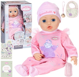 Baby Annabell Active Lalka Interaktywna Annabell 43cm
