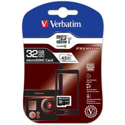 Karta pamięci MicroSDHC Verbatim 32GB Class 10