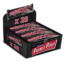 Prince Polo XXL Black Kruchy wafelek z kremem