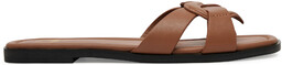 Klapki LOVE MOSCHINO JA28092G1MIA0201 Brązowy