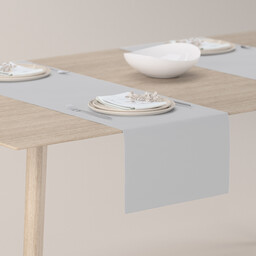 Bieżnik prostokątny, srebrny, 40 x 130 cm, Crema